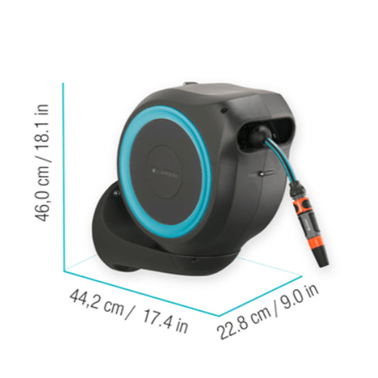 Soporte manguera roll up mural Gardena 15 metros