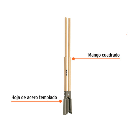 Cavador mangos de madera 48", Truper