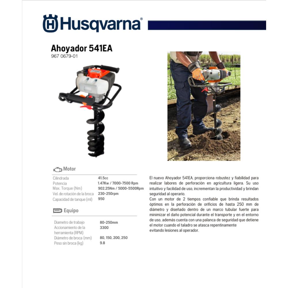 Ahoyador Husqvarna 541EA / Potencia: 1.47Kw