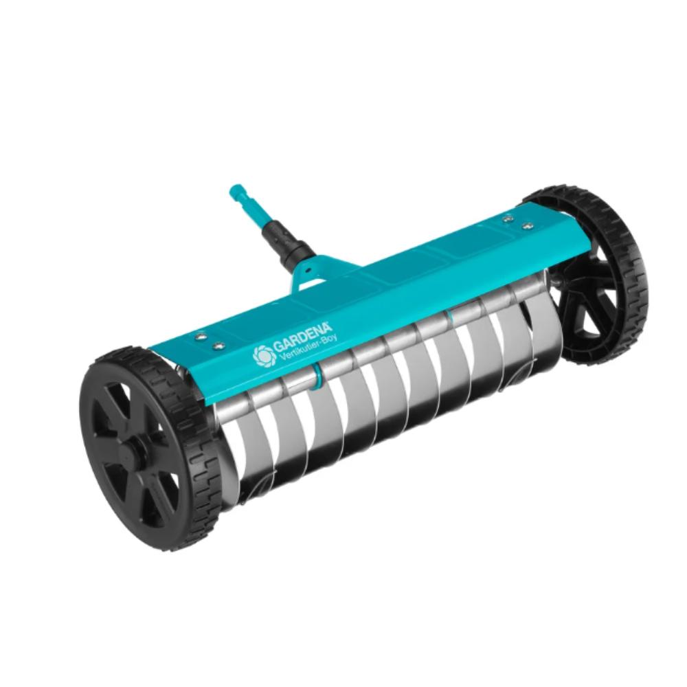 Aireador De Césped Manual 2 En 1 - Con 7 Púas, Mango En T, 96 Cm, Para Oxigenar El Jardín