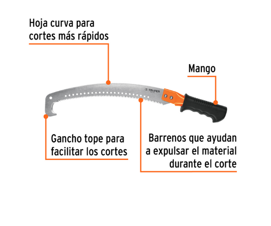 Serrucho Poda Punta Curva 16