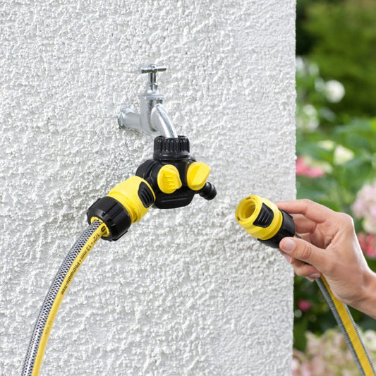 Conector para grifo dos vias