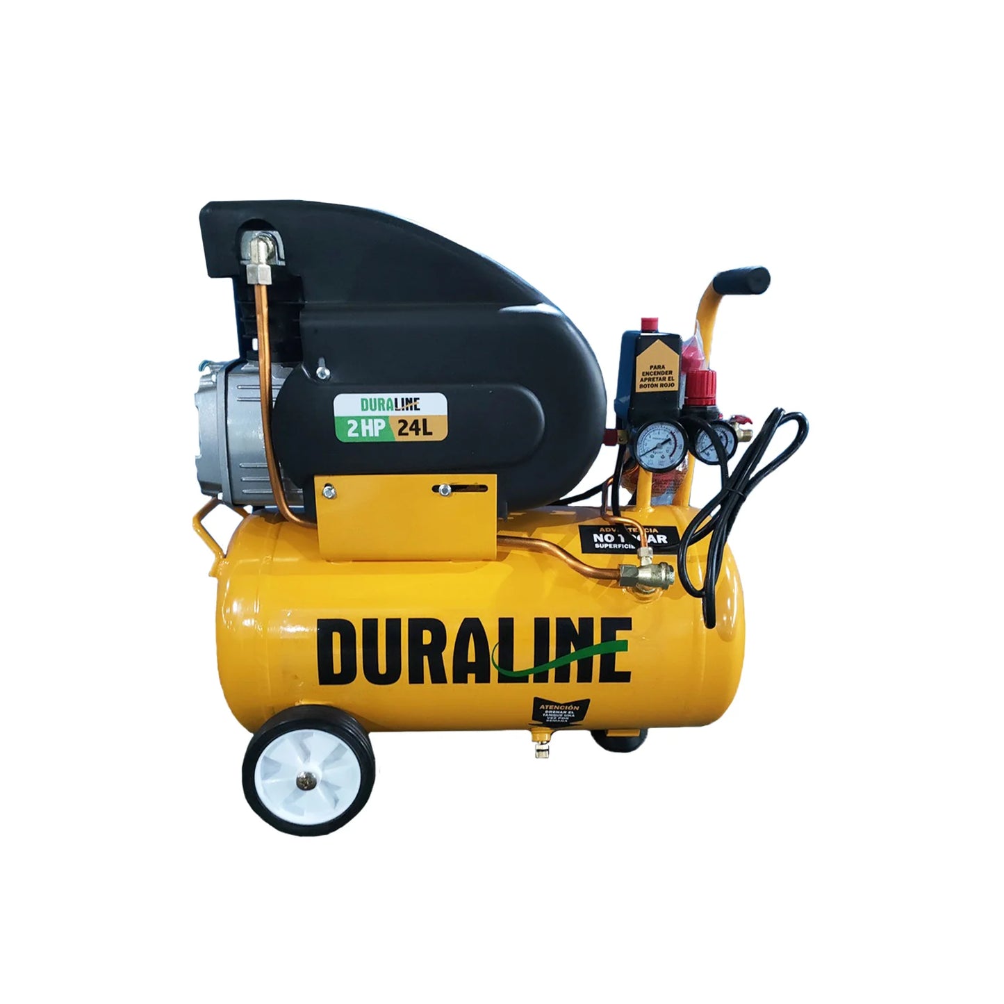Compresor DURALINE 24 LTS , 2HP , 220 VOLT / Consultar Stock