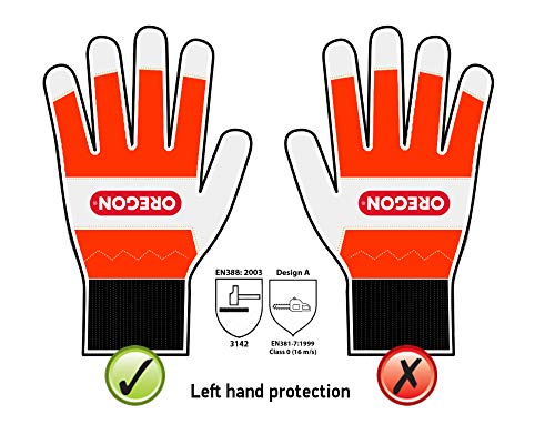 Guantes Oregon Anticorte para motosierra