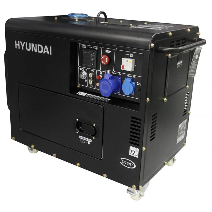 Generador Eléctrico / Diésel 5.300W Hyundai 78DHY6000SE