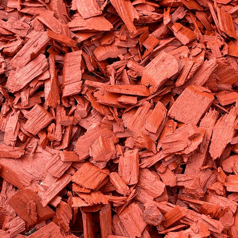 MULCH ASTILLA ROJA SACO 30 LTS