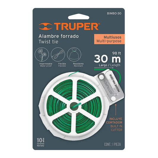 Cinta Amarre Plantas Alma Metal 30mts