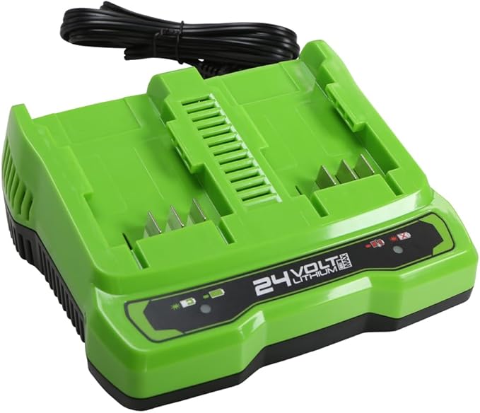 Cargador de Batería Dual 4ah Greenworks