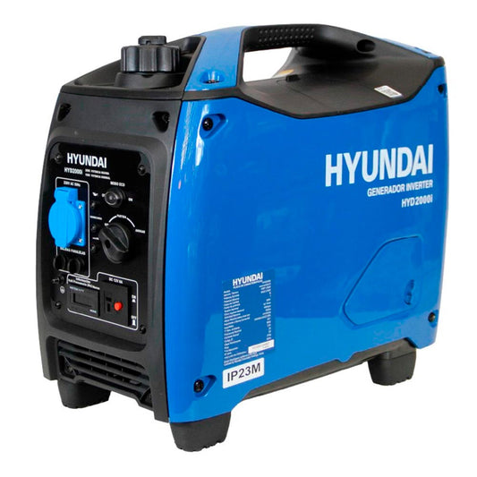 Generador Inverter Eléctrico / Gasolina 2000W Hyundai 82HYD2000I