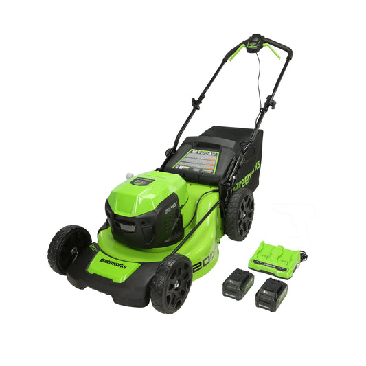 Cortacésped Greenworks 20" kit 2b 2c