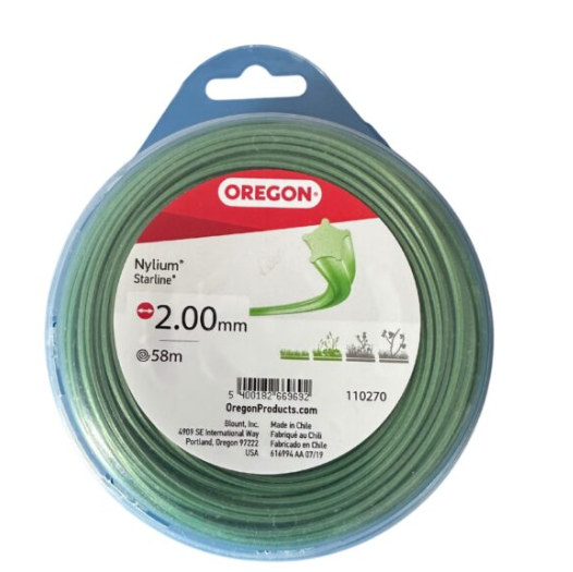 Nylon 2.00 mm x 58 m verde estrella Oregon
