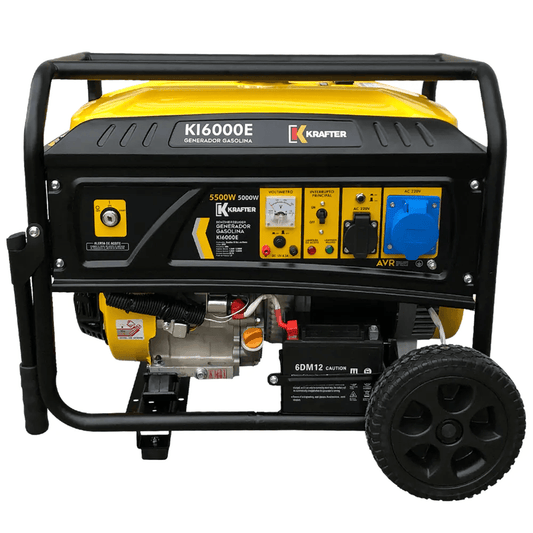 Generador 5.5KVA Eléctrica / Gasolina KRAFTER KI6000E