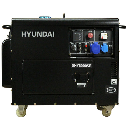 Generador Eléctrico Diesel insonorizado HYUNDAI DHY6000SE - A PEDIDO