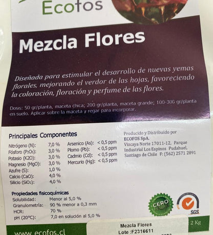 Fertilizante Organico Mezcla Flores
