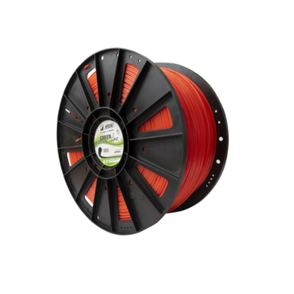 Nylon 2,4mm x 970M Redondo Naranja