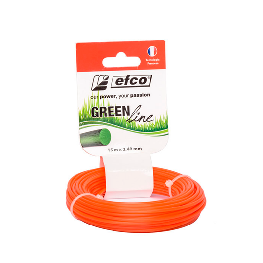 Nylon 2,4 mm 15 mts Perfil Redondo / Efco